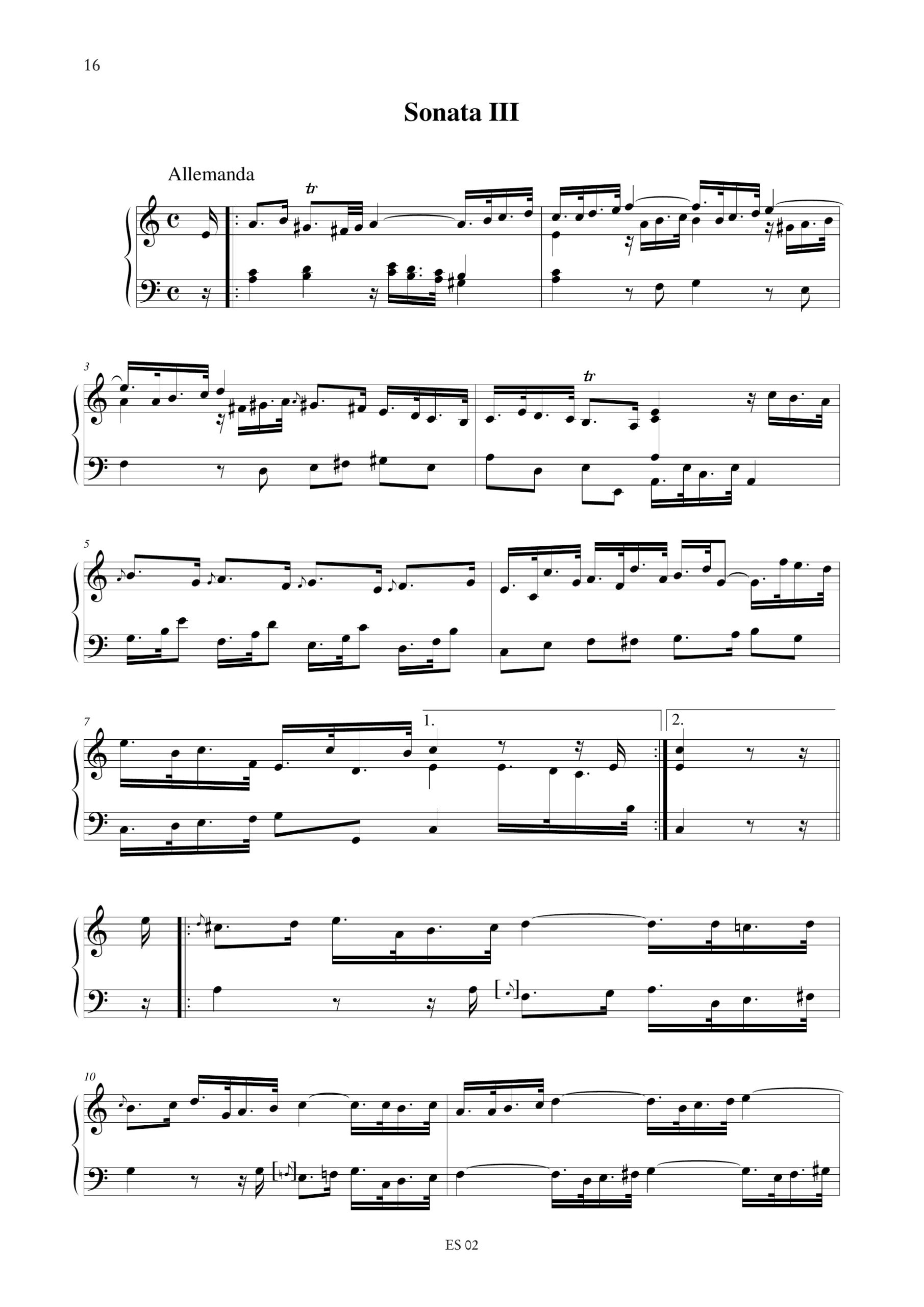 Chelleri, Fortunato: 6 Sonate (London prima metà del sec. XVIII) per Clavicembalo - Image 4