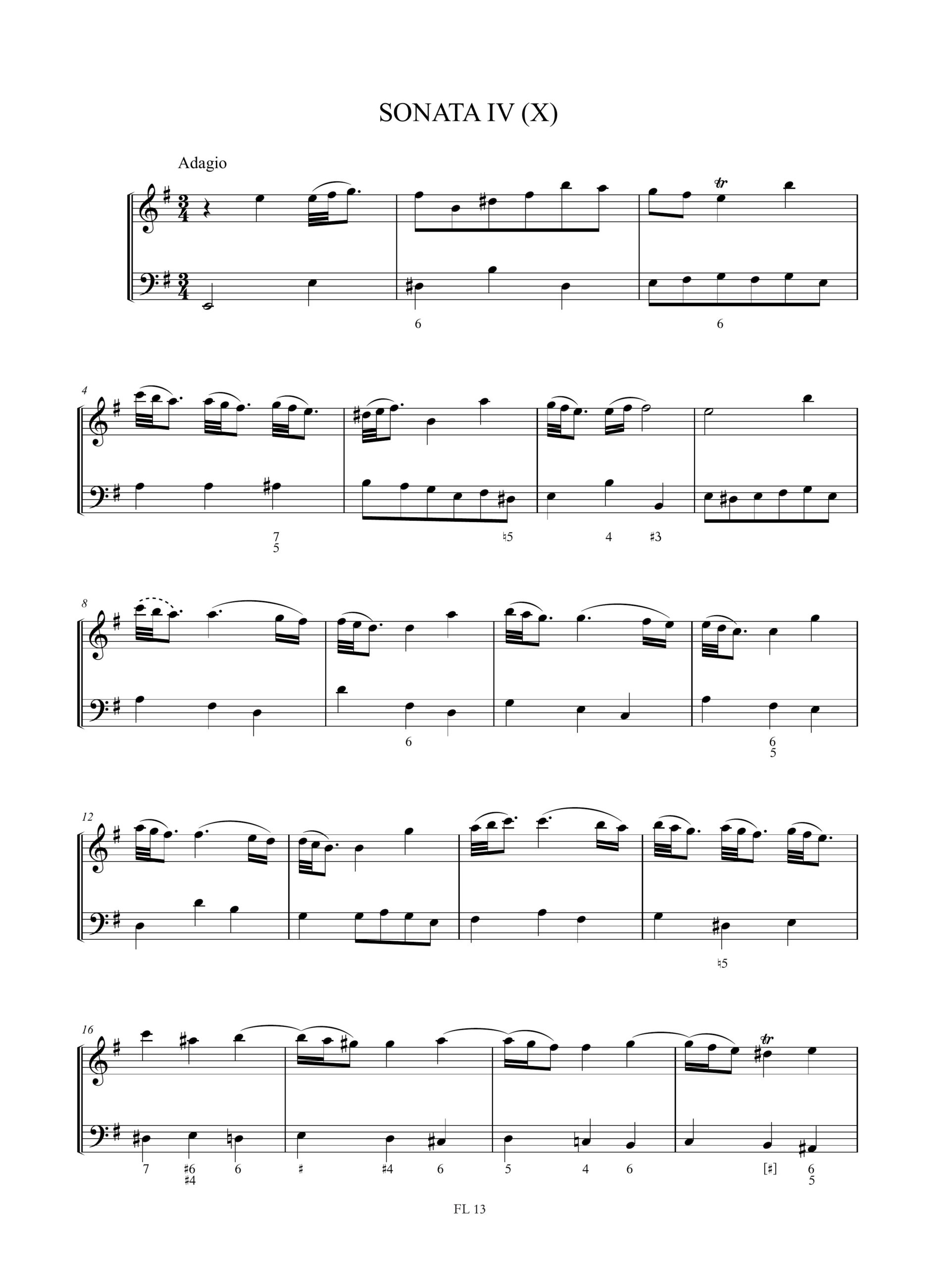 Valentine, Robert: 12 Sonate dal ms. di Parma Sanv. D. 145 per Flauto Dolce Contralto e Basso Continuo - Vol. II: Sonate Nn. 7-12 - Image 5