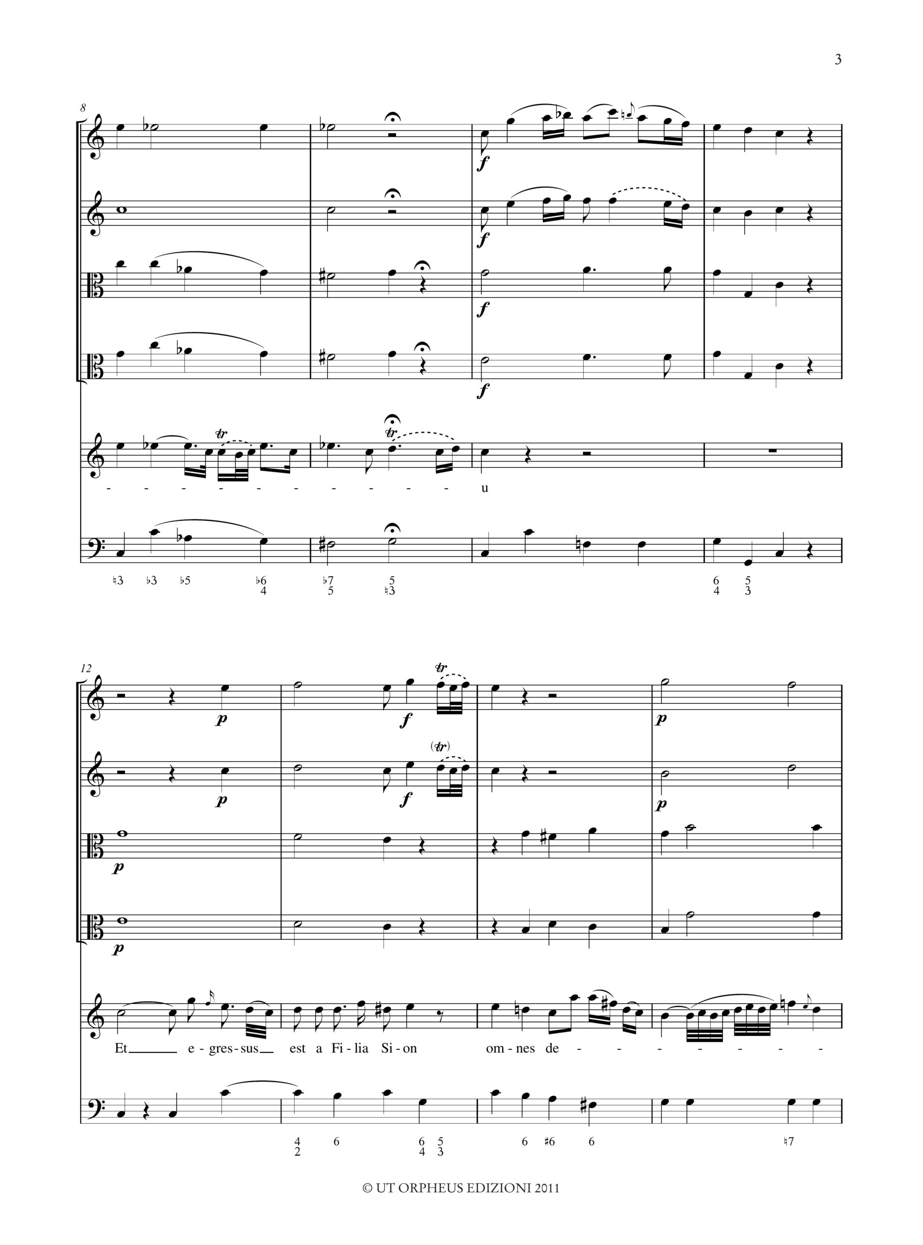 Brunetti, Giovan Gualberto: Seconda Lamentazione al Mercoledì Santo (1786) per Soprano, 2 Flauti (Flauto Dolce Contralto e Tenore), 2 Viole e Basso Continuo - Image 3