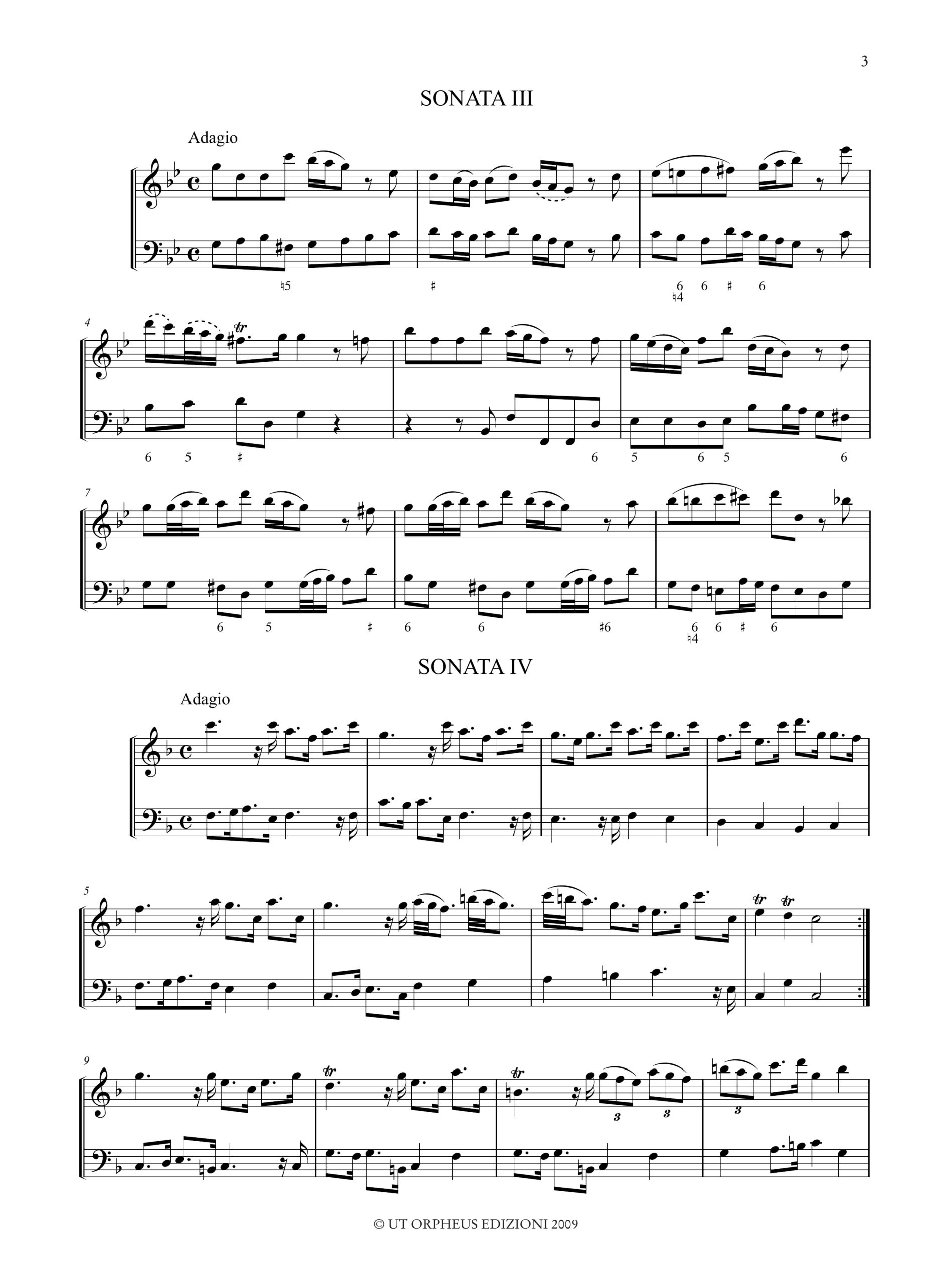 Valentine, Robert: 12 Sonate dal ms. di Parma Sanv. D. 145 per Flauto Dolce Contralto e Basso Continuo - Vol. I: Sonate Nn. 1-6 - Image 3