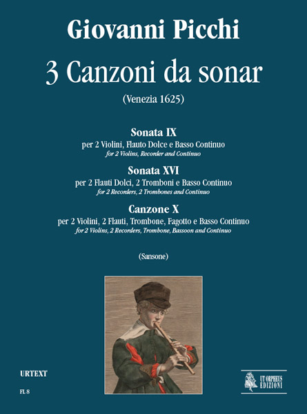 Picchi, Giovanni: 3 Canzoni da sonar (Venezia 1625)