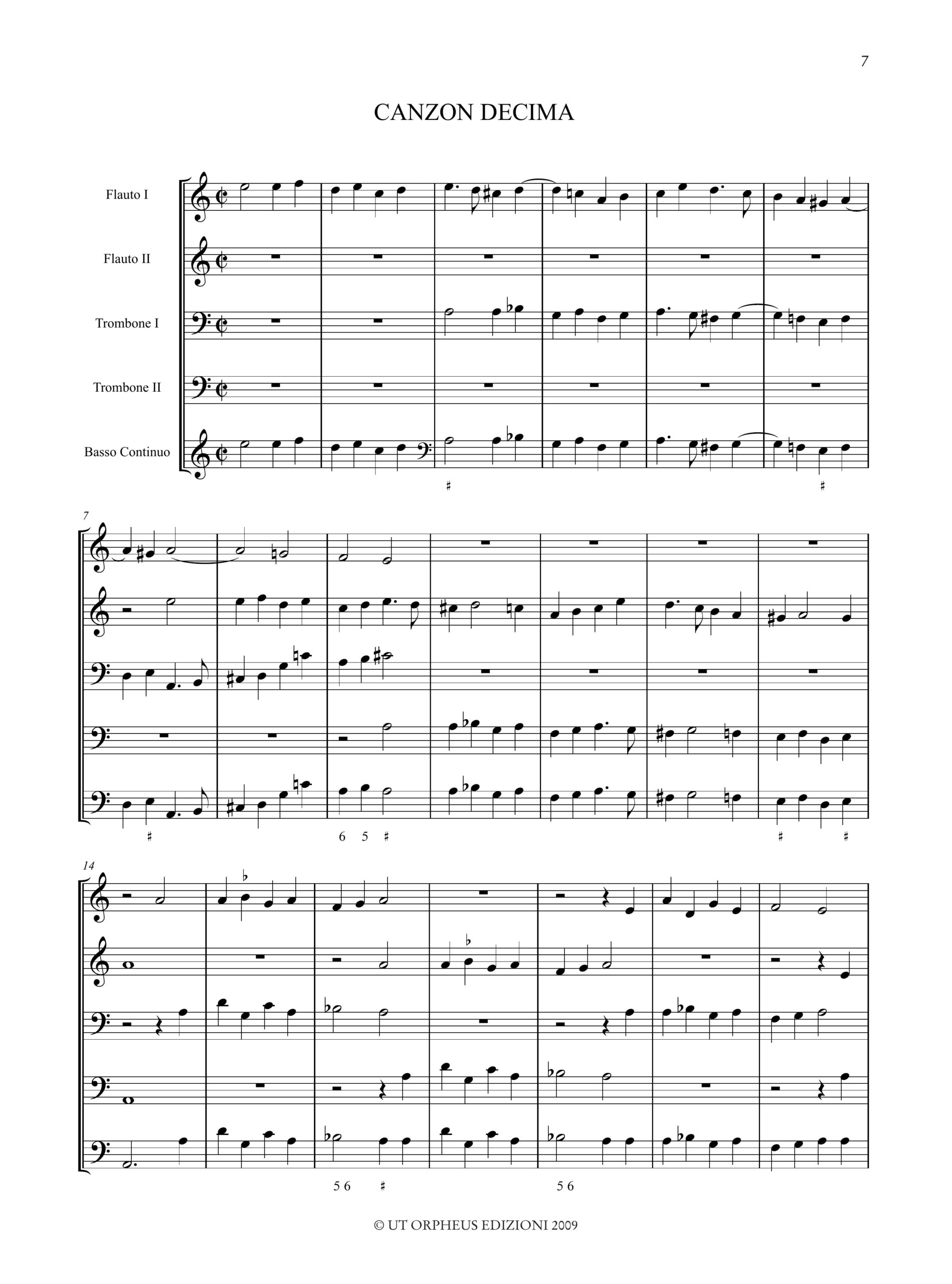 Picchi, Giovanni: 3 Canzoni da sonar (Venezia 1625) - Image 3