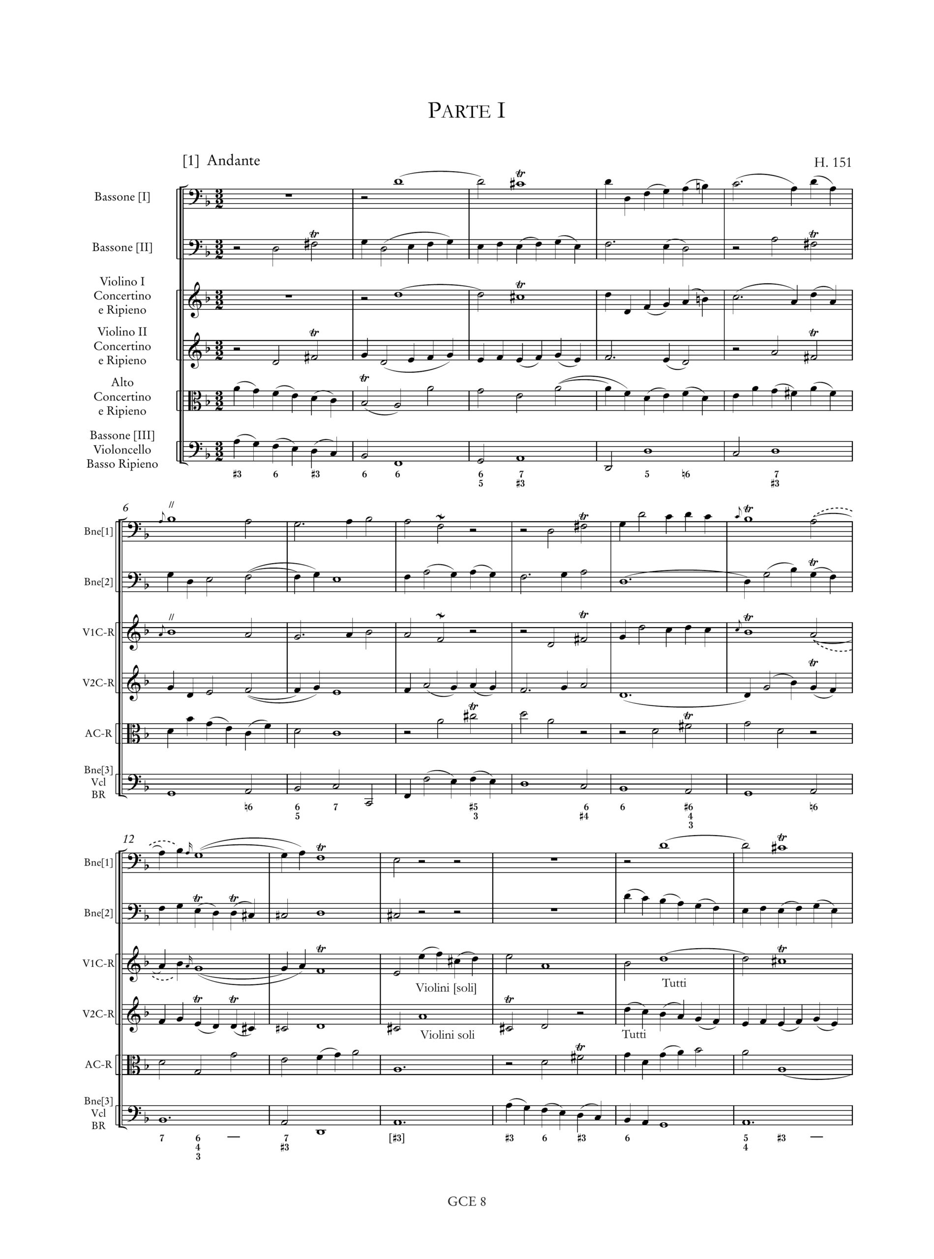 Geminiani, Francesco: The Enchanted Forest (H. 151-154) - Image 3