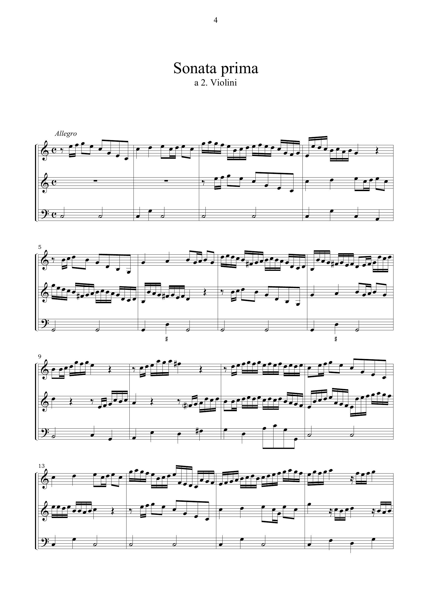 Andrea Grossi - Sonate op.3 (Bologna, 1682) - Image 2