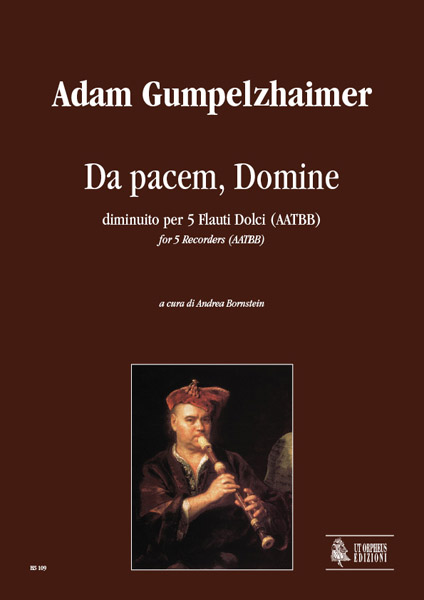 Gumpelzhaimer, Adam: Da pacem, Domine diminuito per 5 Flauti Dolci (AATBB)