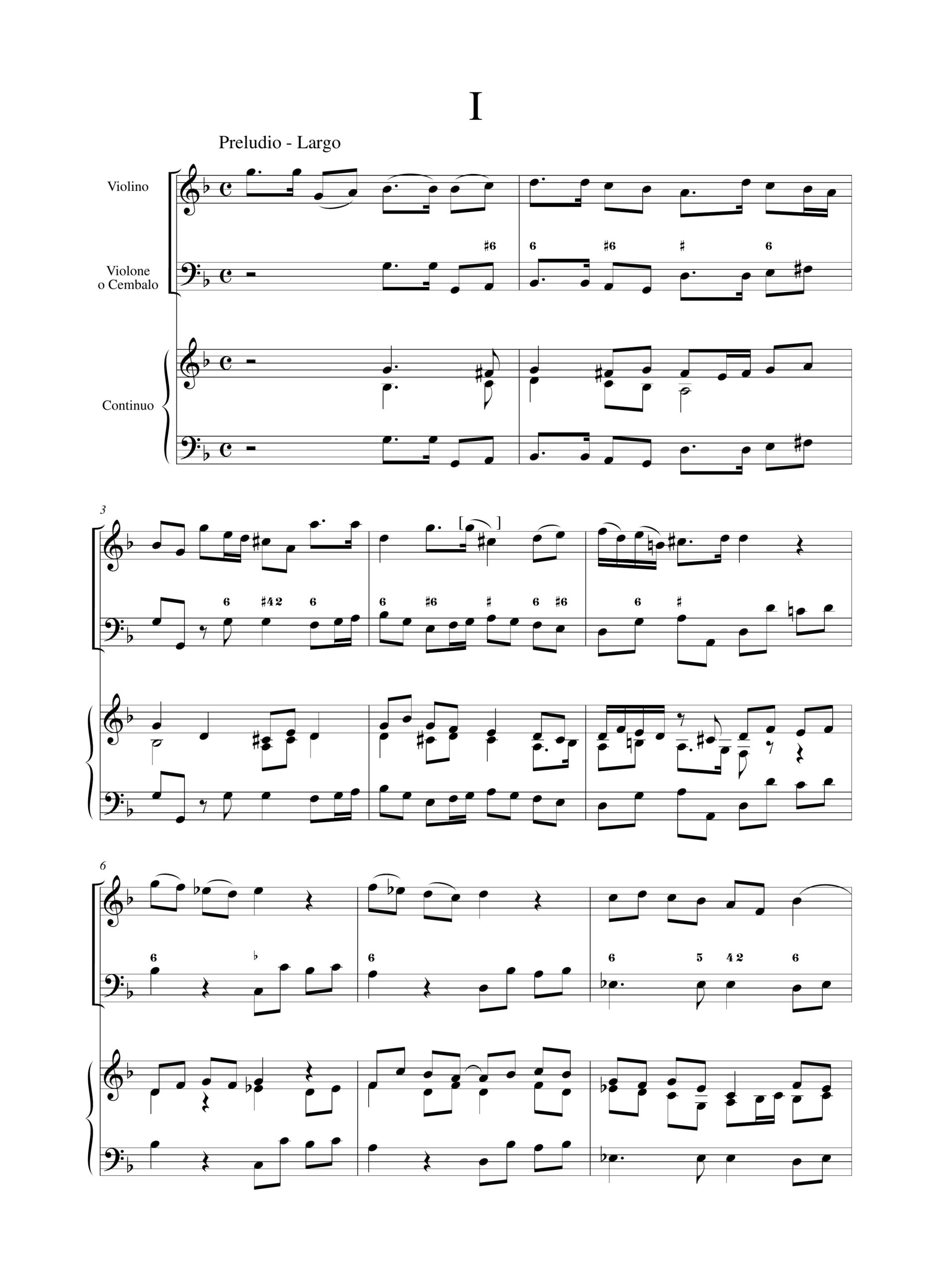 Marotti, Ippolito: Sonate da camera per Violino, Violoncello o Cembalo (Bologna 1710) - Image 2