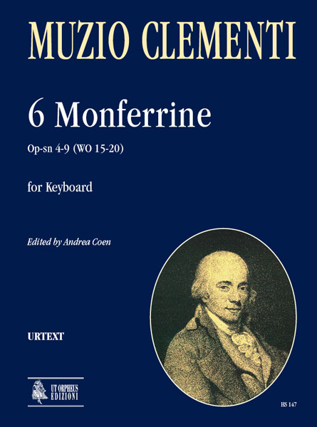 Clementi, Muzio: 6 Monferrine Op-sn 4-9 (WO 15-20) per Pianoforte o Clavicembalo