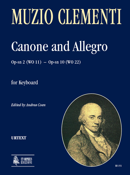 Clementi, Muzio: Canone Op-sn 2 (WO 11) e Allegro Op-sn 10 (WO 22) per Pianoforte o Clavicembalo