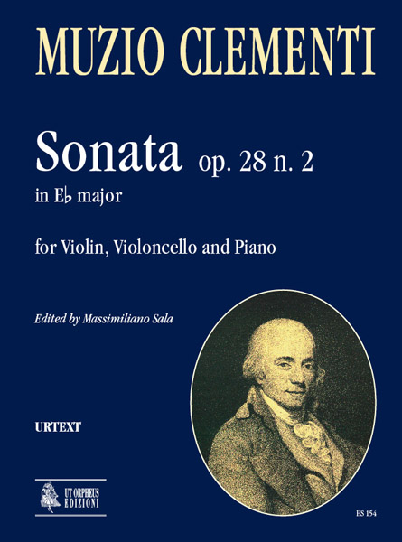 Clementi, Muzio: Sonata Op. 28 N. 2 in Mi bemolle maggiore per Violino, Violoncello e Pianoforte