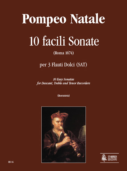 Natale, Pompeo: 10 Facili Sonate (Roma 1674) per 3 Flauti Dolci (SAT)