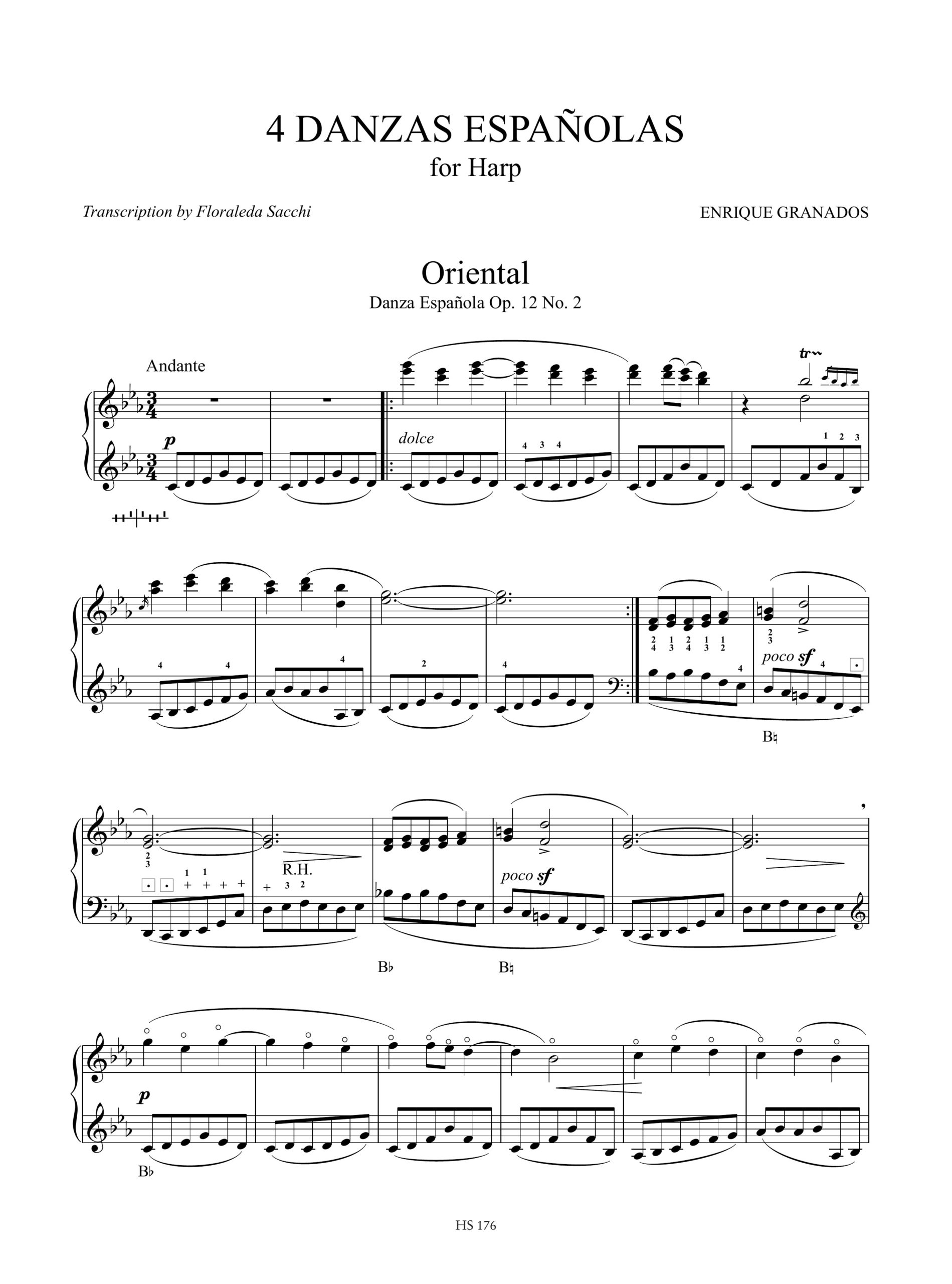 Granados, Enrique: Granados Album per Arpa - Image 3