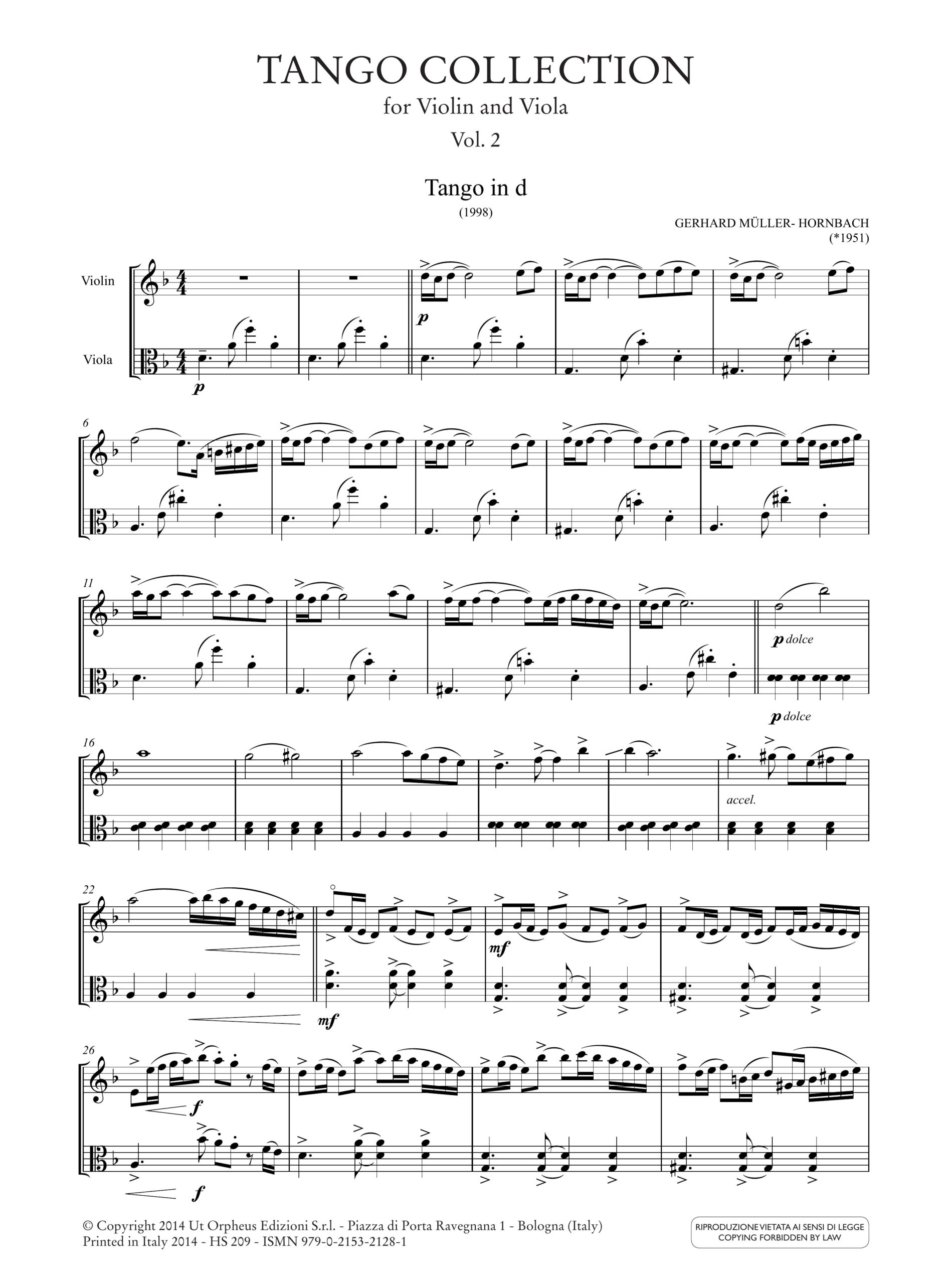 Tango Collection per Violino e Viola - Vol. 2 - Image 2