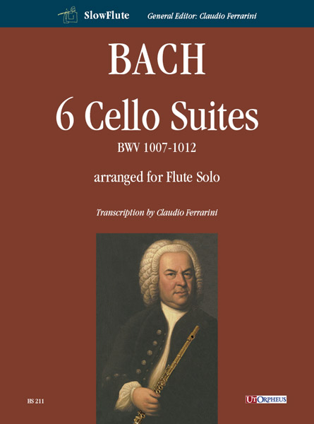 Bach, Johann Sebastian: 6 Suites per Violoncello BWV 1007-1012 trascritte per Flauto solo