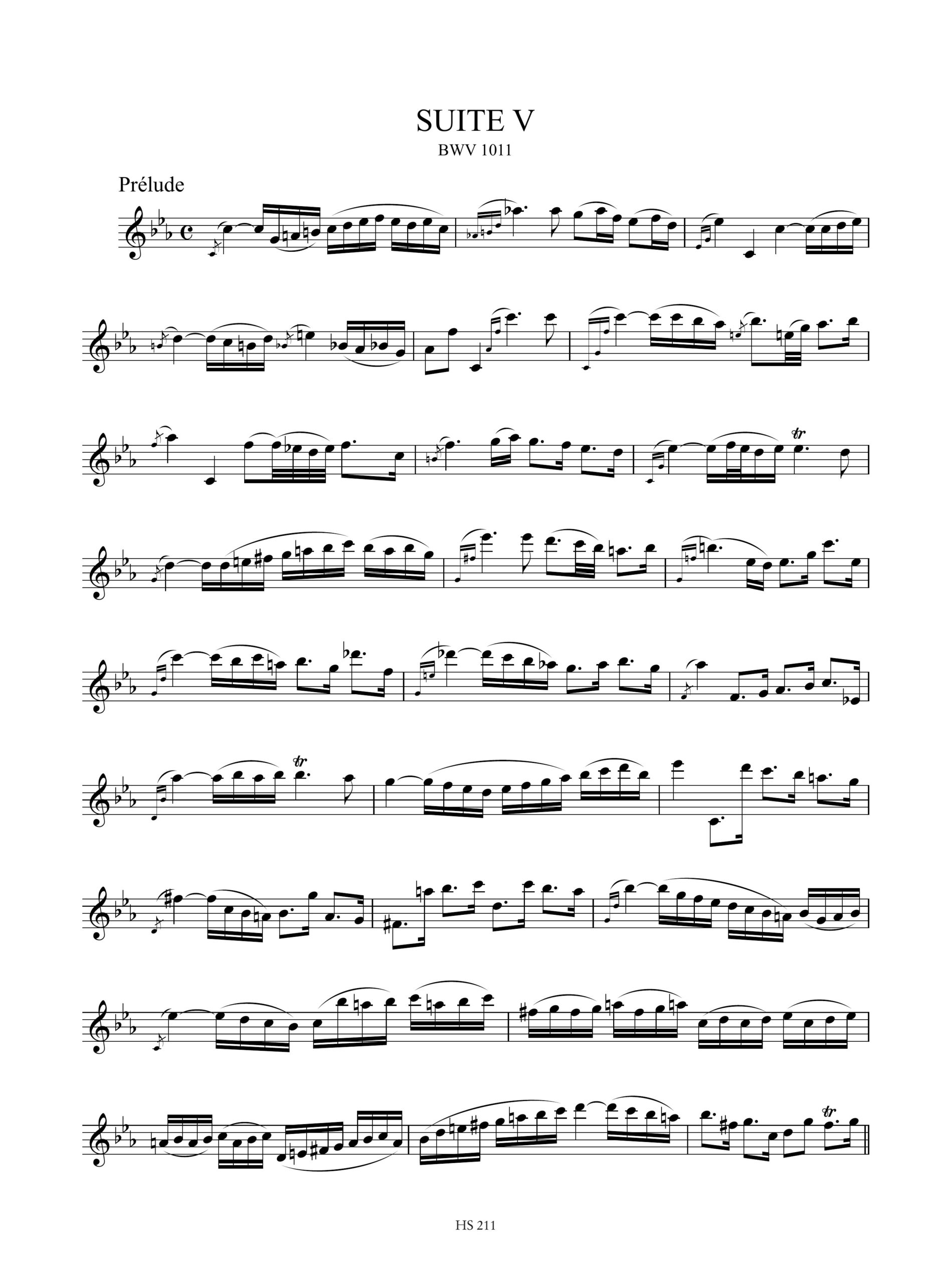 Bach, Johann Sebastian: 6 Suites per Violoncello BWV 1007-1012 trascritte per Flauto solo - Image 6