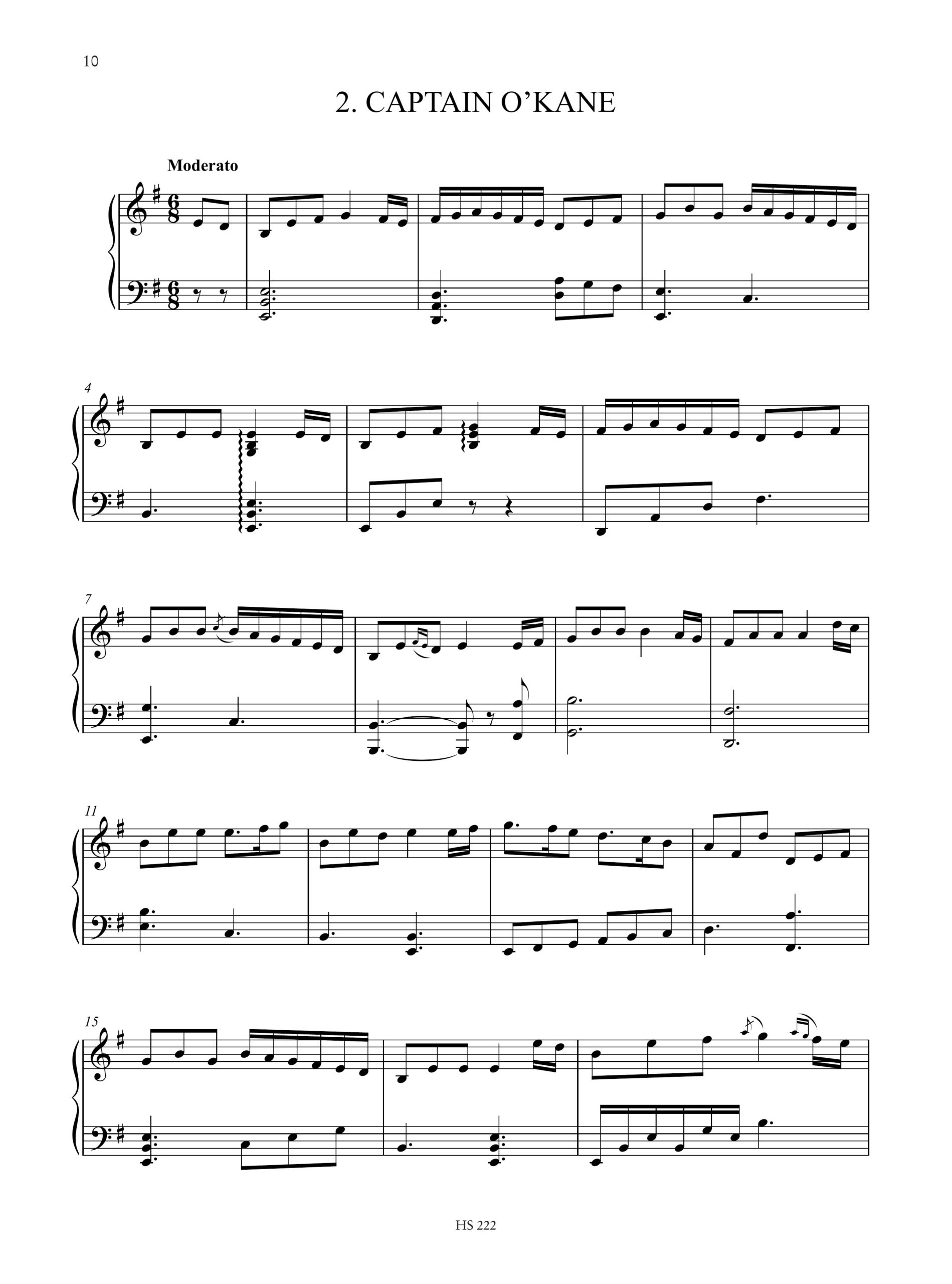 O’Carolan, Turlough: 10 Melodie Irlandesi per Arpa Celtica - Image 3