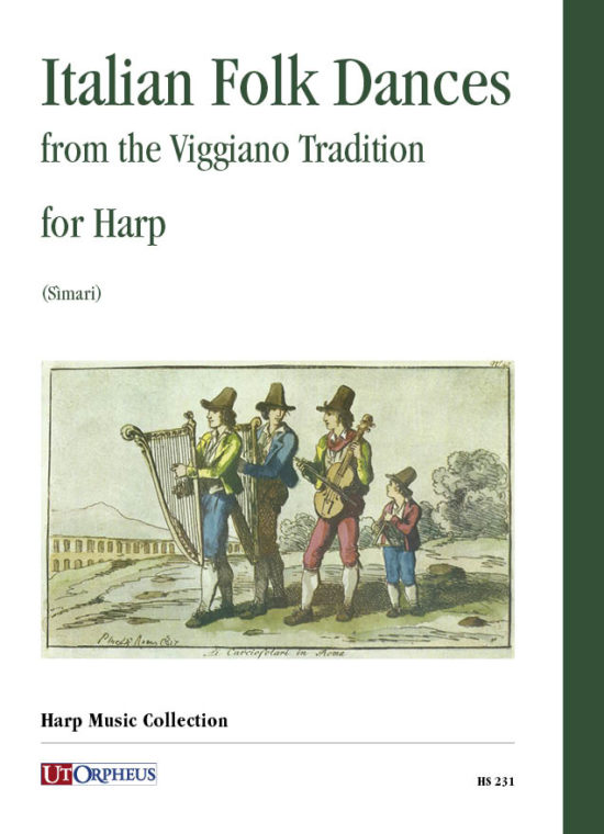 Danze Popolari Italiane dal repertorio tradizionale Viggianese per Arpa