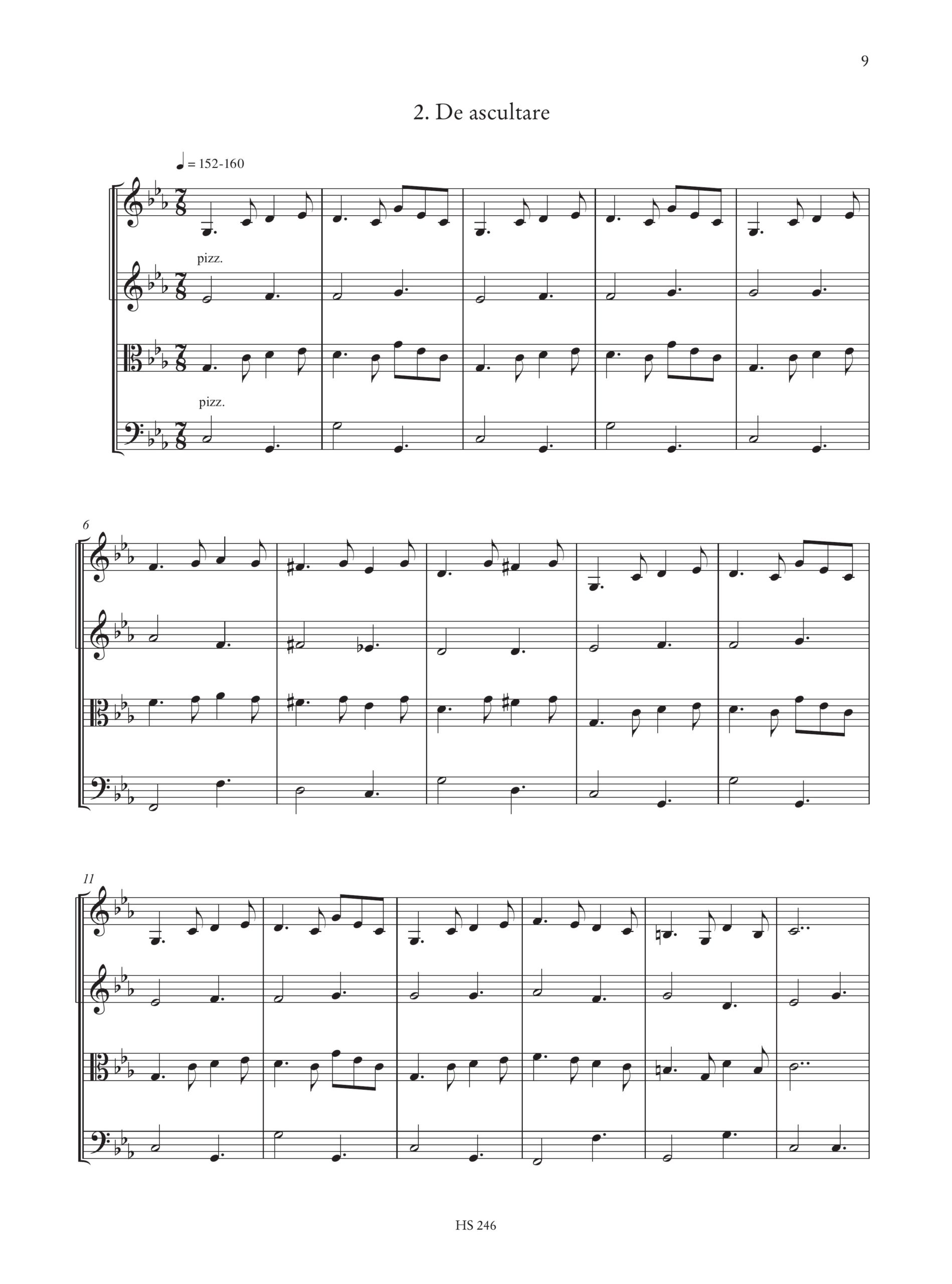 Ferrari, Marco: Romanian Suite per Quartetto d’Archi - Image 3