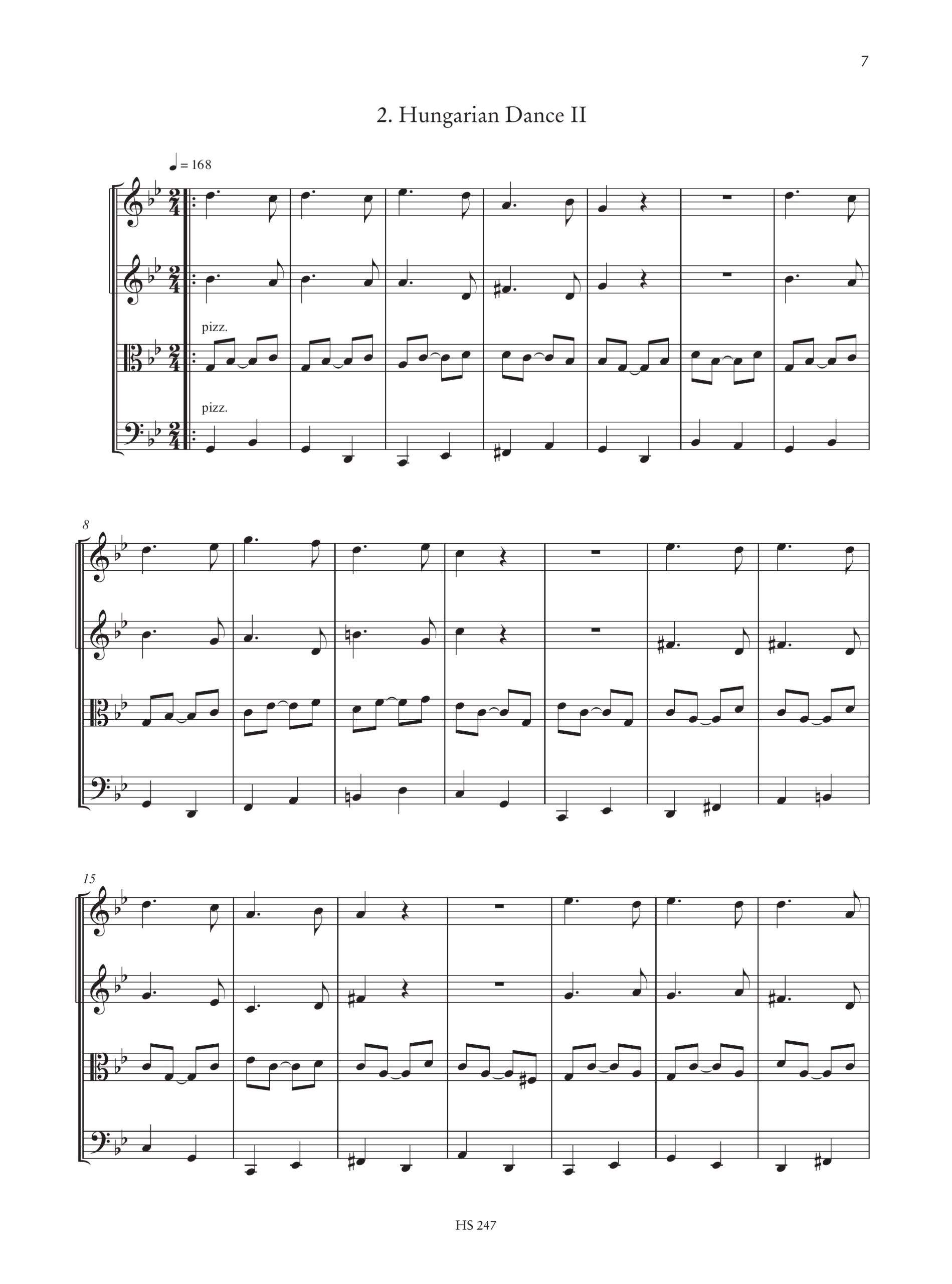 Ferrari, Marco: Hungarian Suite per Quartetto d’Archi - Image 3