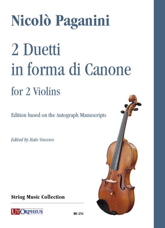 Paganini, Niccolò: 2 Duetti in forma di Canone per 2 Violini
