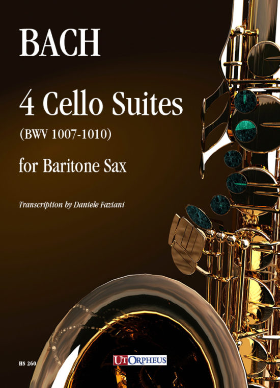 Bach, Johann Sebastian: 4 Suites per Violoncello (BWV 1007-1010) per Sax Baritono