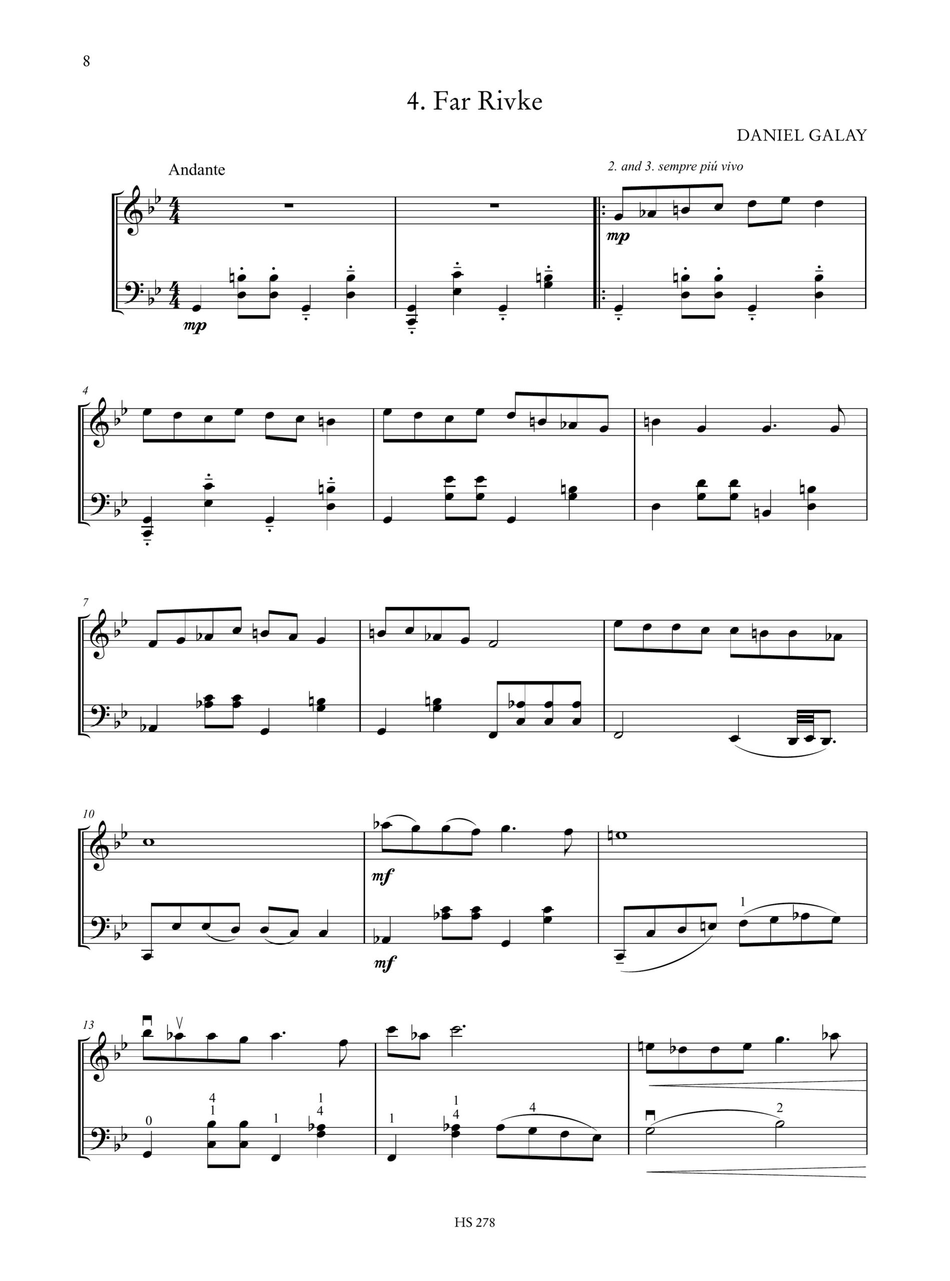 Klezmer Tunes per Violino e Violoncello - Image 5