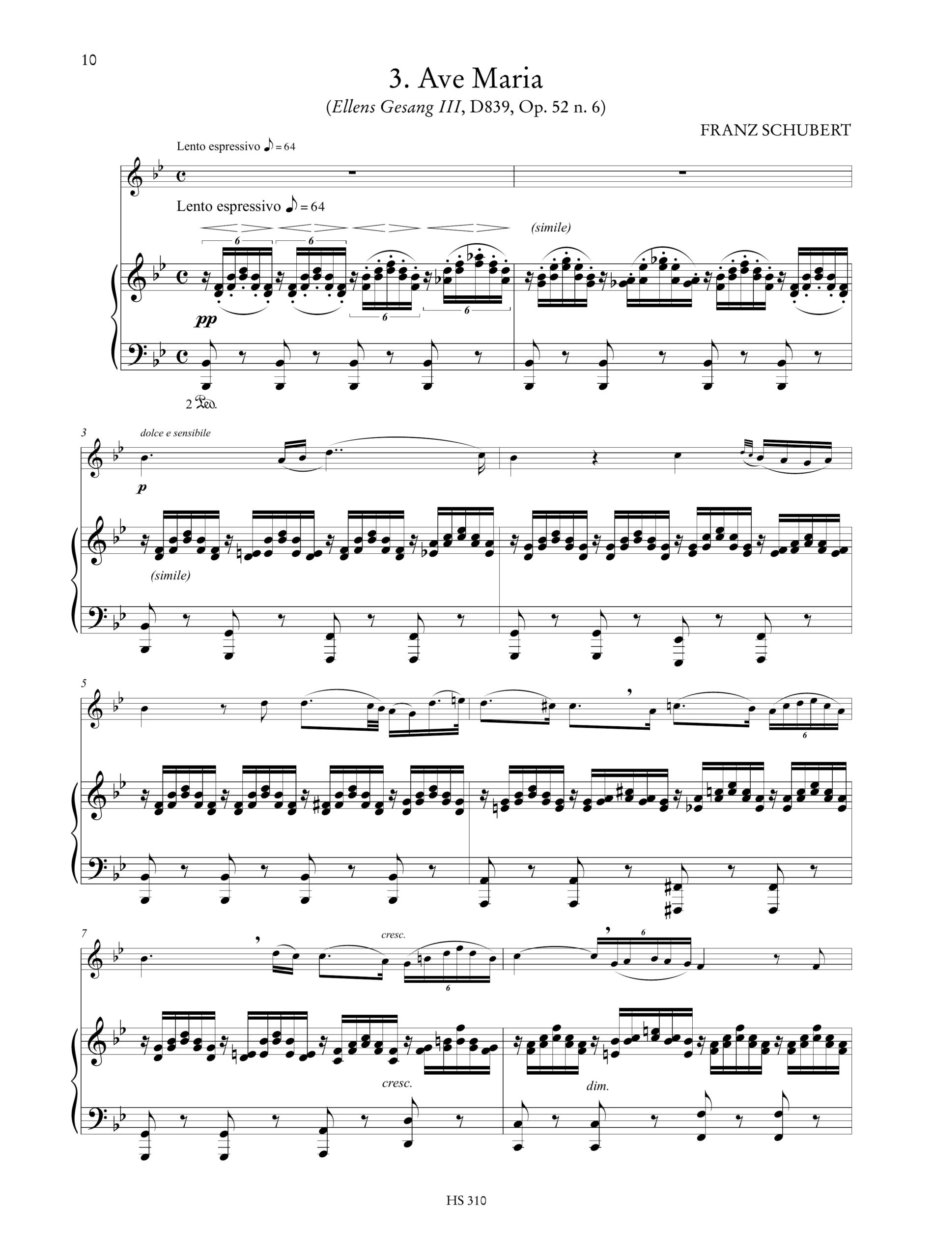 Antologia Romantica. 10 trascrizioni facili di pezzi favoriti di celebri compositori per Flauto e Pianoforte - Image 4