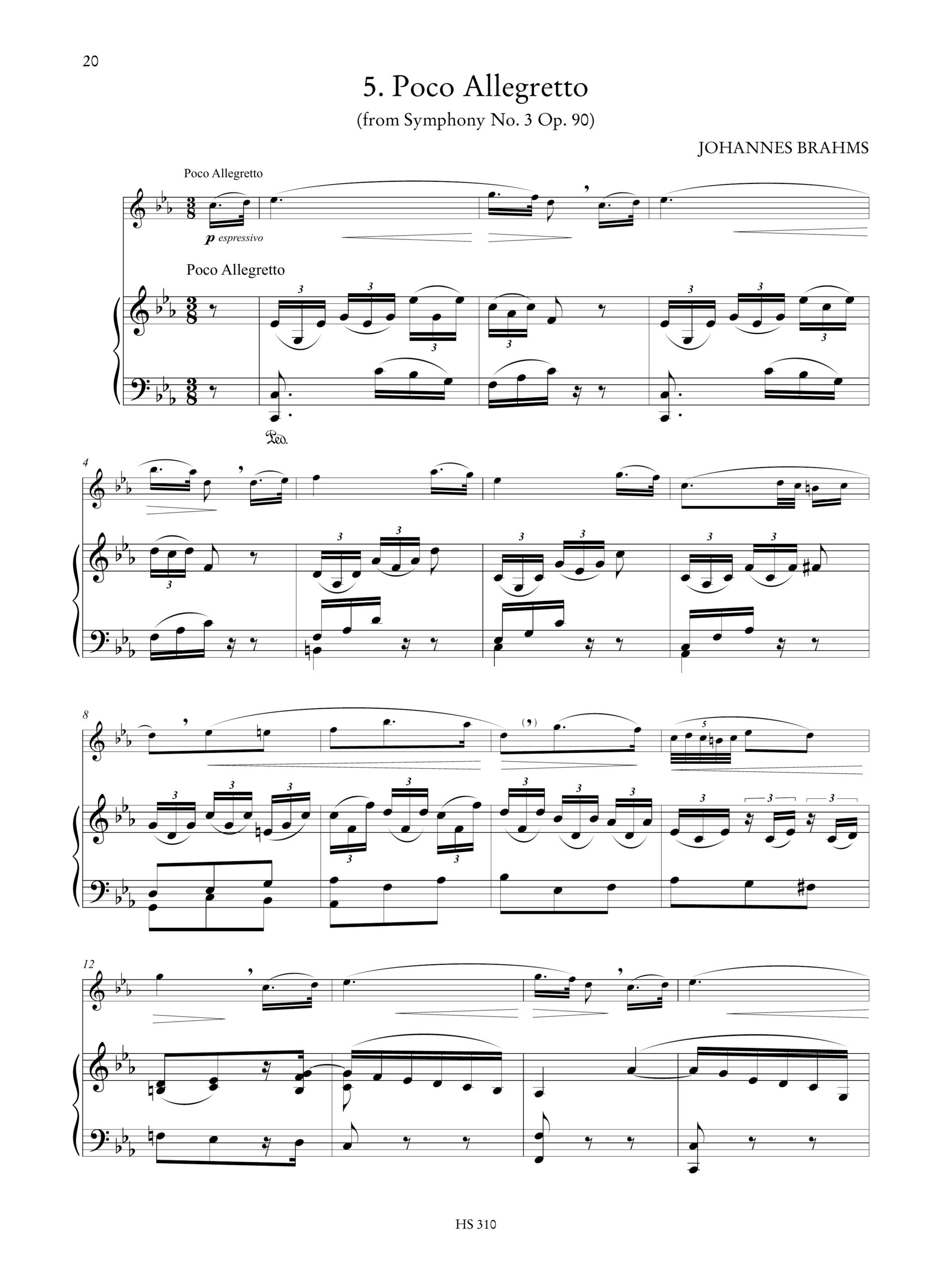 Antologia Romantica. 10 trascrizioni facili di pezzi favoriti di celebri compositori per Flauto e Pianoforte - Image 6