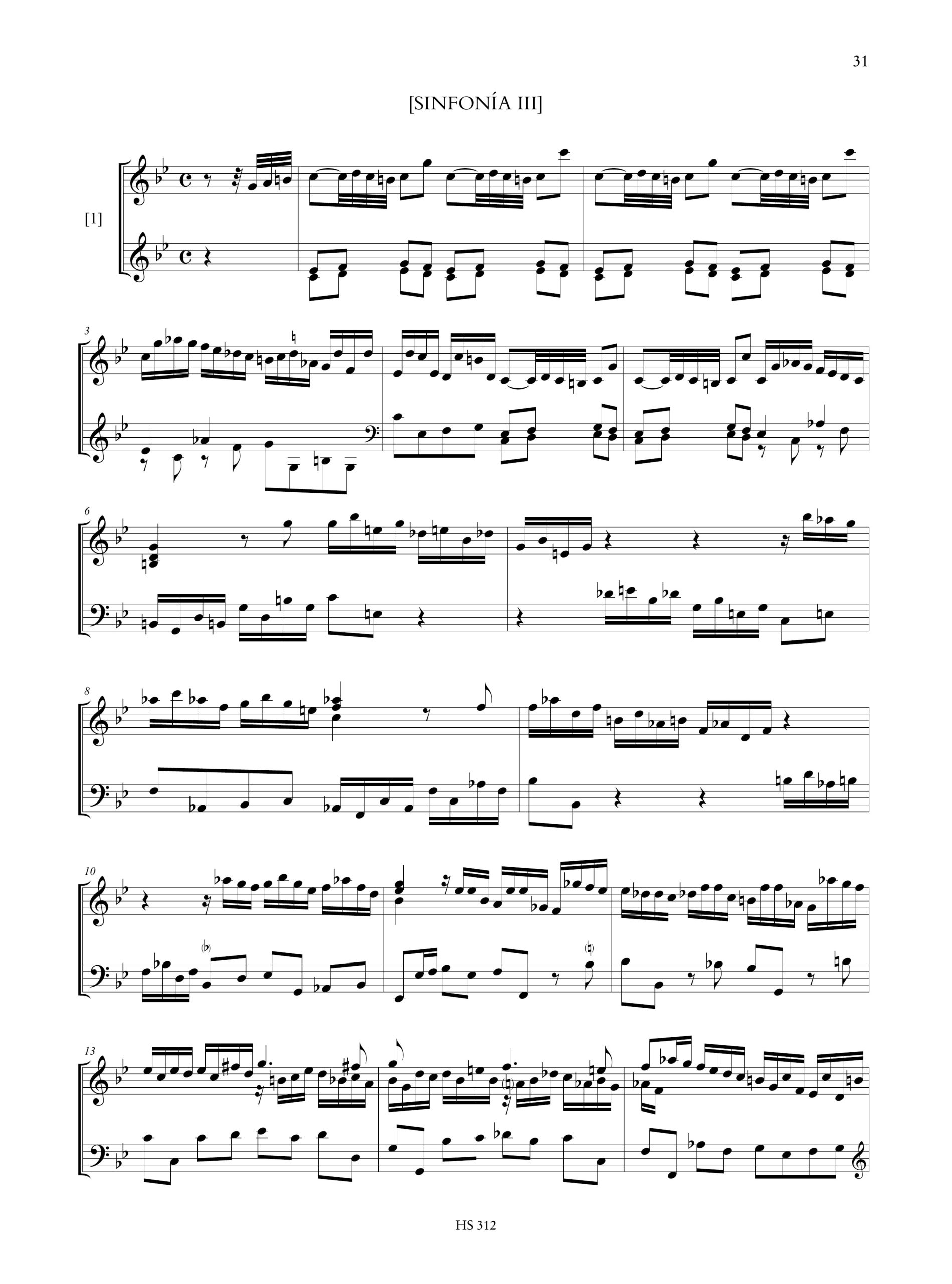 Nebra, José de: The Autograph Keyboard Manuscript - El manuscrito autógrafo de tecla. Sinfonías I-VIII - Image 4