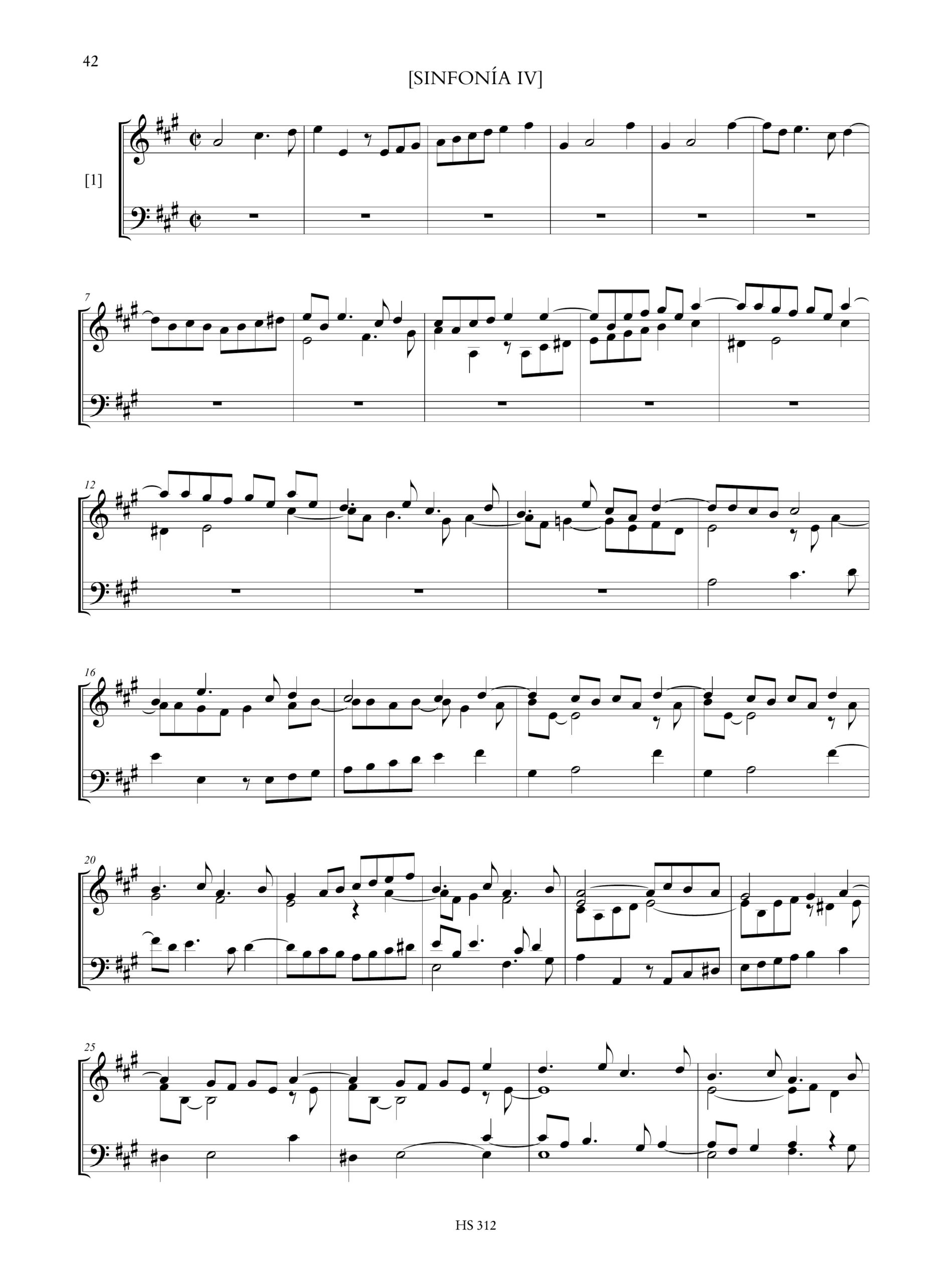 Nebra, José de: The Autograph Keyboard Manuscript - El manuscrito autógrafo de tecla. Sinfonías I-VIII - Image 5