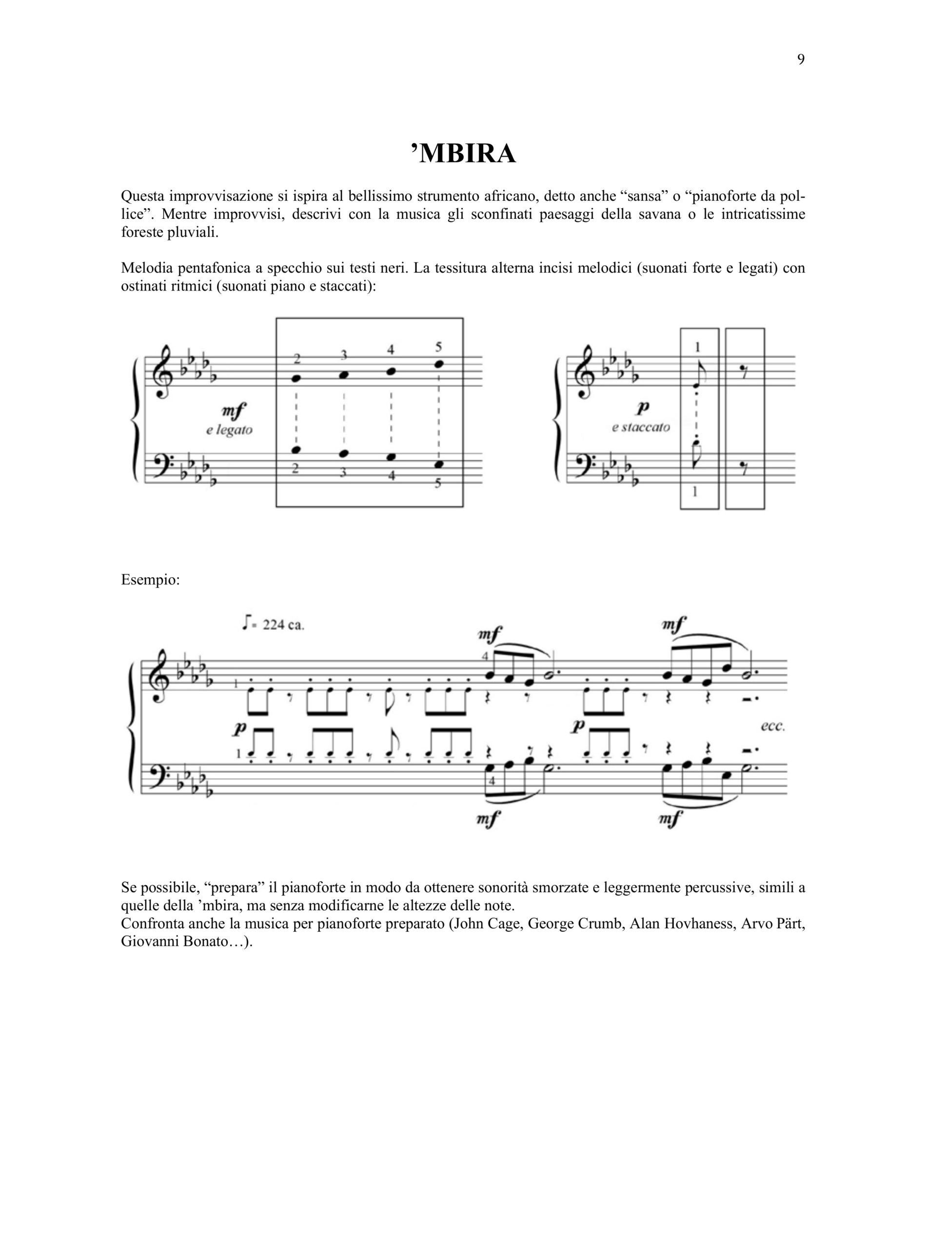 La Rocca, Alberto: Improvvisazioni per Pianoforte o Tastiera. Idee per creare musica in modo facile - Image 3