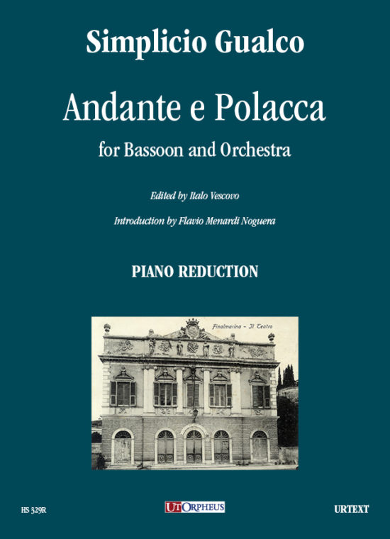 Gualco, Simplicio: Andante e Polacca per Fagotto e Orchestra [Riduzione Fagotto e Pianoforte]