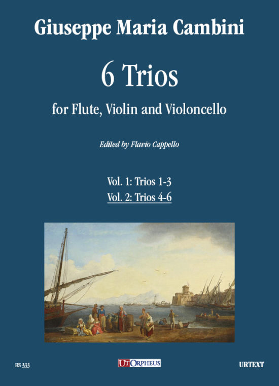 Cambini, Giuseppe Maria: 6 Trii per Flauto, Violino e Violoncello - Vol. 2: Trii 4-6
