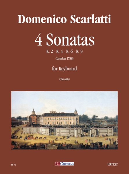 Scarlatti, Domenico: 4 Sonate (K. 2, 4, 6, 9) per Clavicembalo (Pianoforte)