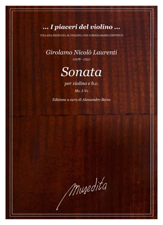 G.N. Laurenti - Sonata (Ms, I-Vnm) per violino e b.c.