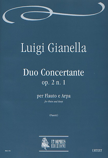 Gianella, Luigi: Duo Concertante Op. 2 N. 1 per Flauto e Arpa