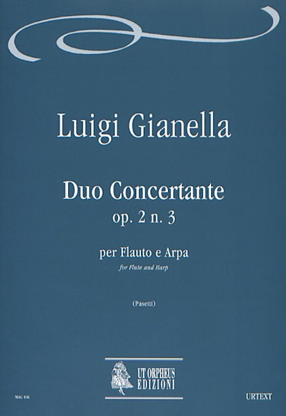 Gianella, Luigi: Duo Concertante Op. 2 N. 3 per Flauto e Arpa