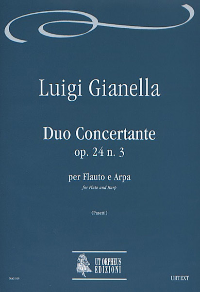Gianella, Luigi: Duo Concertante Op. 24 N. 3 per Flauto e Arpa