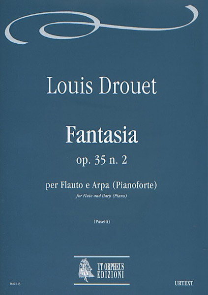 Drouet, Louis: Fantasia Op. 35 N. 2 per Flauto e Arpa (Pianoforte)