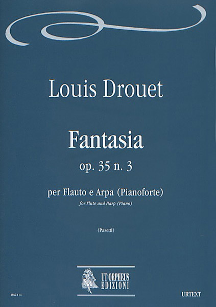 Drouet, Louis: Fantasia Op. 35 N. 3 per Flauto e Arpa (Pianoforte)
