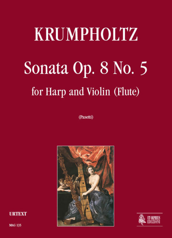 Krumpholtz, Johann Baptist: Sonata Op. 8 N. 5 per Arpa e Violino (Flauto)