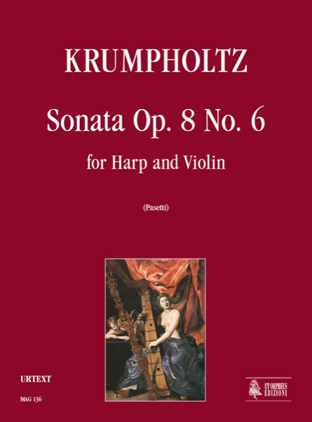 Krumpholtz, Johann Baptist: Sonata Op. 8 N. 6 per Arpa e Violino