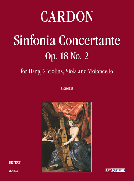 Cardon, Jean-Baptiste: Sinfonia Concertante Op. 18 N. 2 per Arpa, 2 Violini, Viola e Violoncello