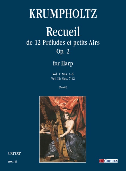 Krumpholtz, Johann Baptist: Recueil de 12 Préludes et petits Airs Op. 2 per Arpa - Vol. I: Nn. 1-6