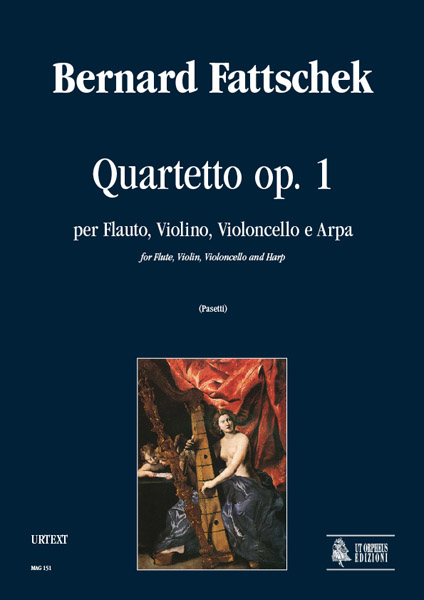 Fattschek, Bernard: Quartetto Op. 1 per Flauto, Violino, Violoncello e Arpa