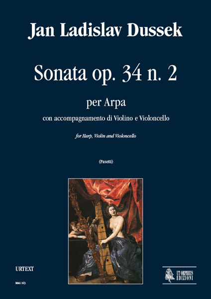 Dussek, Jan Ladislav: Sonata Op. 34 N. 2 per Arpa con accompagnamento di Violino e Violoncello