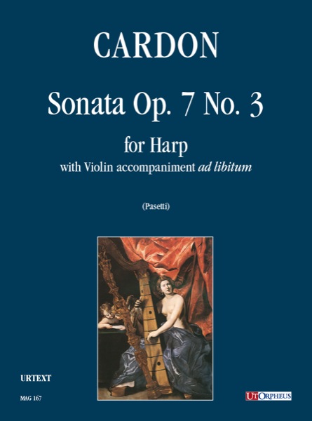 Cardon, Jean-Baptiste: Sonata Op. 7 N. 3 per Arpa con accompagnamento di Violino ad libitum