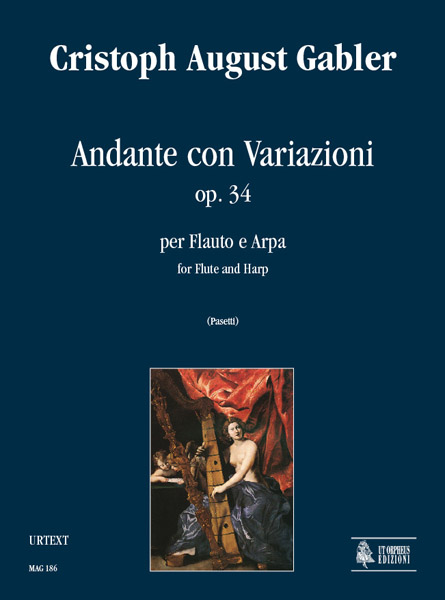 Gabler, Cristoph August: Andante con Variazioni Op. 34 per Flauto e Arpa