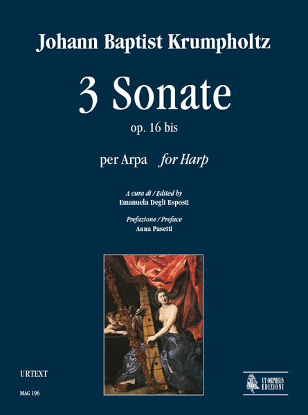 Krumpholtz, Johann Baptist: 3 Sonate Op. 16 bis per Arpa