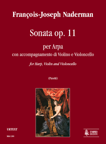 Naderman, François-Joseph: Sonata Op. 11 per Arpa con accompagnamento di Violino e Violoncello