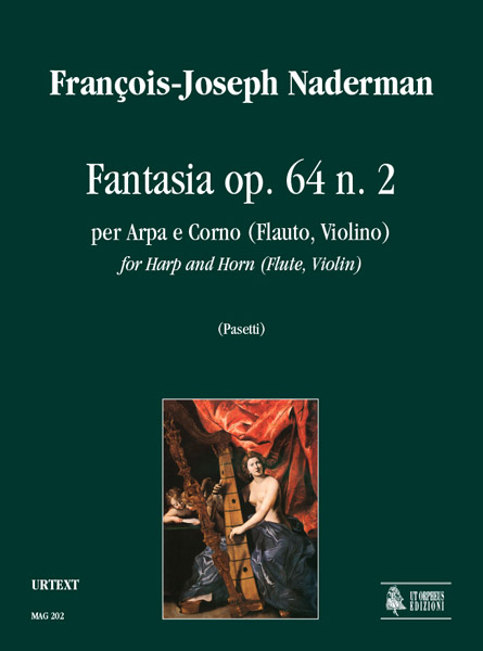 Naderman, François-Joseph: Fantasia Op. 64 N. 2 per Arpa e Corno (Flauto, Violino)